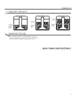 Предварительный просмотр 5 страницы GE GTUP270GMWM Owner'S Manual