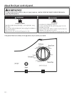 Предварительный просмотр 10 страницы GE GTUP270GMWM Owner'S Manual