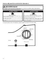 Предварительный просмотр 28 страницы GE GTUP270GMWM Owner'S Manual