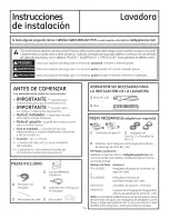 Preview for 66 page of GE GTW460 Owner'S Manual And Installation Instructions