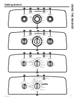 Предварительный просмотр 7 страницы GE GTW525 Owner'S Manual & Installation Instructions