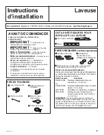 Preview for 49 page of GE GTW720 Owner'S Manual & Installation Instructions