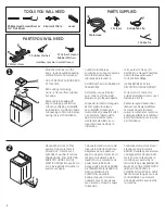 Предварительный просмотр 2 страницы GE GTWN5450DWW Installation Instructions Manual