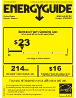 GE GTWN5650FWS Energy Manual preview