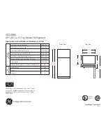 Preview for 1 page of GE GTZ18IBESS Specification Sheet