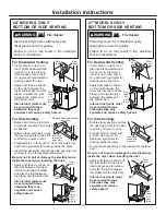 Preview for 15 page of GE GUD24GSSMWW Installation Instructions Manual