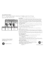 Preview for 4 page of GE GUD27ESSJ Quick Installation Manual