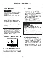 Preview for 5 page of GE GUD27ESSMWW Installation Instructions Manual