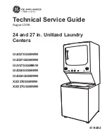 GE GUD27ESSMWW Technical Service Manual предпросмотр