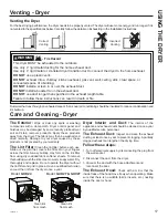 Предварительный просмотр 17 страницы GE GUV27EE Owner'S Manual