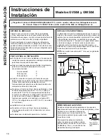 Preview for 42 page of GE GVS04 Owner'S Manual & Installation Instructions