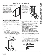 Preview for 11 page of GE GVS04BD Owner'S Manual & Installation Instructions