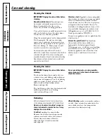 Preview for 6 page of GE GWS04 Owner'S Manual And Installation