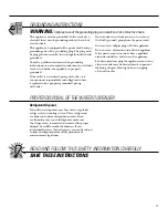 Preview for 3 page of GE GXCF25HBS* Chiller Owner'S Manual