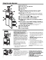 Preview for 4 page of GE GXCF25HBS* Chiller Owner'S Manual