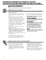 Preview for 10 page of GE GXCF25HBS* Chiller Owner'S Manual