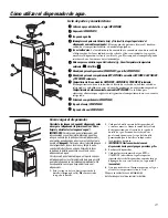 Preview for 21 page of GE GXCF25HBS* Chiller Owner'S Manual