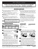 Предварительный просмотр 3 страницы GE GXFM03C Use And Care & Installation Instructions Manual