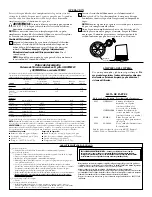 Предварительный просмотр 6 страницы GE GXFM03C Use And Care & Installation Instructions Manual