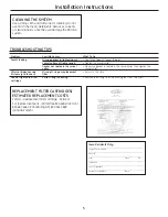 Preview for 5 page of GE GXFM07HBL Installation Instructions Manual