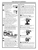 Preview for 9 page of GE GXFM07HBL Installation Instructions Manual