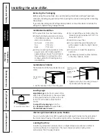 Preview for 4 page of GE GXS05WLS Owner'S Manual And Installation