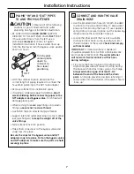 Предварительный просмотр 7 страницы GE GXSF30H Owner'S Manual And Installation Instructions