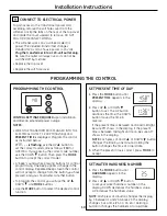 Preview for 10 page of GE GXSF30H Owner'S Manual And Installation Instructions