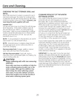 Предварительный просмотр 20 страницы GE GXSF30V Owner'S Manual And Installation Instructions