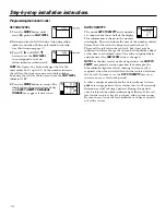 Предварительный просмотр 10 страницы GE GXSF35E Owner'S Manual & Installation Instructions