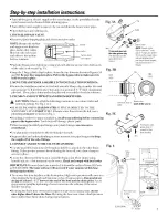 Preview for 7 page of GE GXSF35Z Owner'S Manual & Installation Instructions