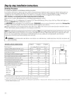 Preview for 10 page of GE GXSF35Z Owner'S Manual & Installation Instructions