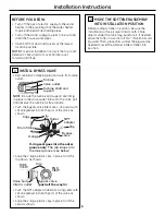 Preview for 6 page of GE GXSF40H Owner'S Manual And Installation Instructions