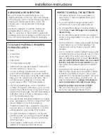 Предварительный просмотр 4 страницы GE GXSF40H Owner'S Manual & Installation Instructions