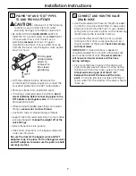 Предварительный просмотр 7 страницы GE GXSF40H Owner'S Manual & Installation Instructions