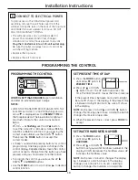 Предварительный просмотр 10 страницы GE GXSF40H Owner'S Manual & Installation Instructions