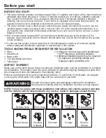 Preview for 7 page of GE GXSHC40N Owner'S Manual And Installation Instructions