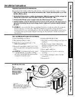 Preview for 7 page of GE GXSL03B Owner'S Manual And Installation