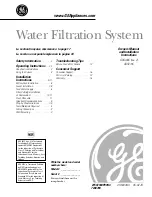 Preview for 1 page of GE GXSL03C Owner'S Manual And Installation Instructions