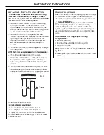 Preview for 14 page of GE GXSL55F Owner'S Manual And Installation Instructions