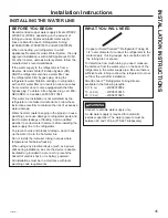 Preview for 35 page of GE GYE18J Owner'S Manual & Installation Instructions