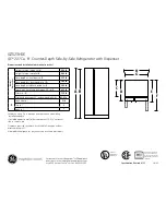 GE GZS23HSESS Dimensions And Installation Information предпросмотр