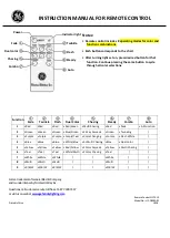 GE HC-DRXRGB1 Instruction Manual preview