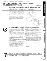 Предварительный просмотр 5 страницы GE HDA2000T00BB Owner'S Manual