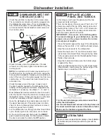 Предварительный просмотр 15 страницы GE HDA2100HCC Installation Instructions Manual