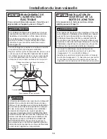 Предварительный просмотр 29 страницы GE HDA2100HCC Installation Instructions Manual