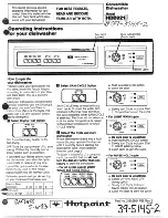 Предварительный просмотр 1 страницы GE HDB921 Operating Instructions