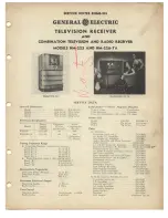 GE HM-225 Service Data preview