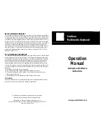 Preview for 1 page of GE HO97796 Operation Manual