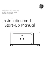 Preview for 1 page of GE HOME NERATOR SYSTEM 27000-30000 WATT - Installation And Start-Up Manual